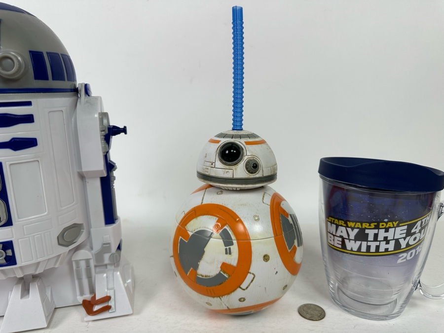 Disney Parks Star Wars R2-D2 Popcorn Bucket, BB-8 Sipper Cup and May the 4th Be With You Sipper Cup [Photo 8]