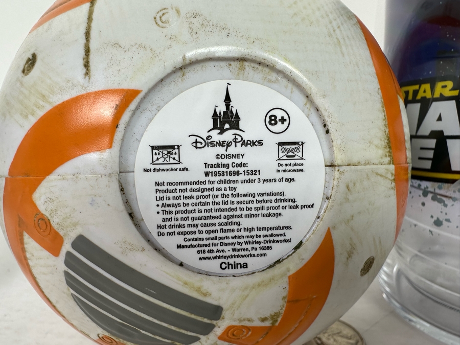Disney Parks Star Wars R2-D2 Popcorn Bucket, BB-8 Sipper Cup and May the 4th Be With You Sipper Cup [Photo 10]