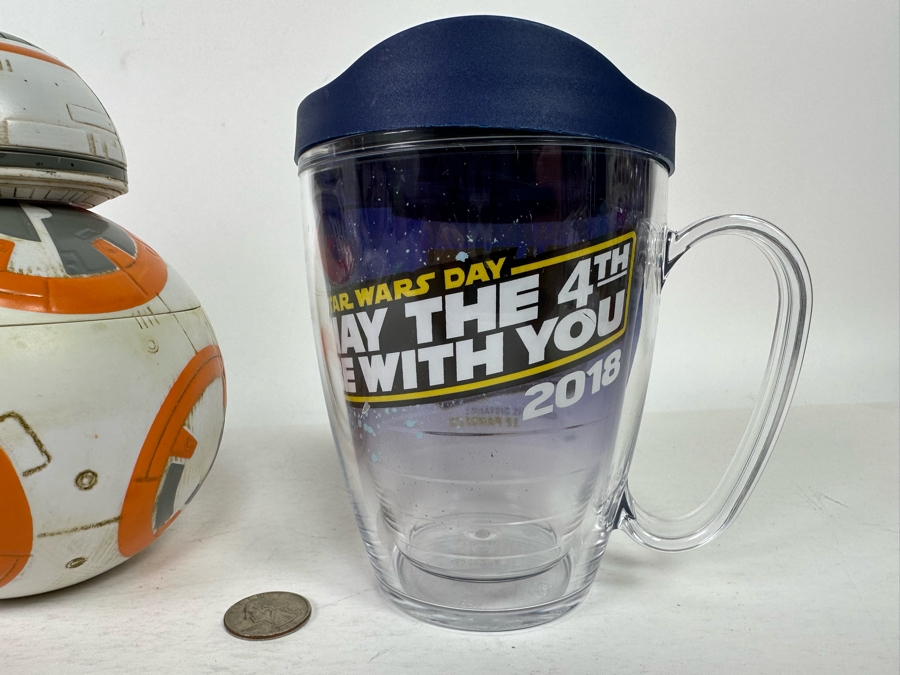 Disney Parks Star Wars R2-D2 Popcorn Bucket, BB-8 Sipper Cup and May the 4th Be With You Sipper Cup [Photo 11]