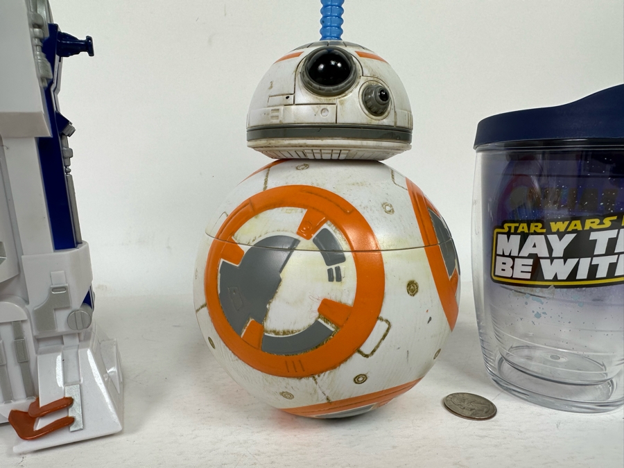 Disney Parks Star Wars R2-D2 Popcorn Bucket, BB-8 Sipper Cup and May the 4th Be With You Sipper Cup [Photo 9]