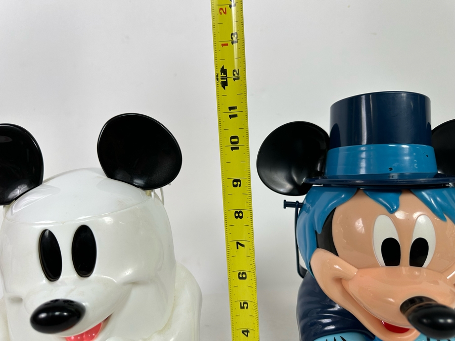 Disney Parks Halloween Mickey Mouse as Phineas the Hitchhiking Ghost and Mickey Ghost Popcorn Buckets 11/11.5H [Photo 13]
