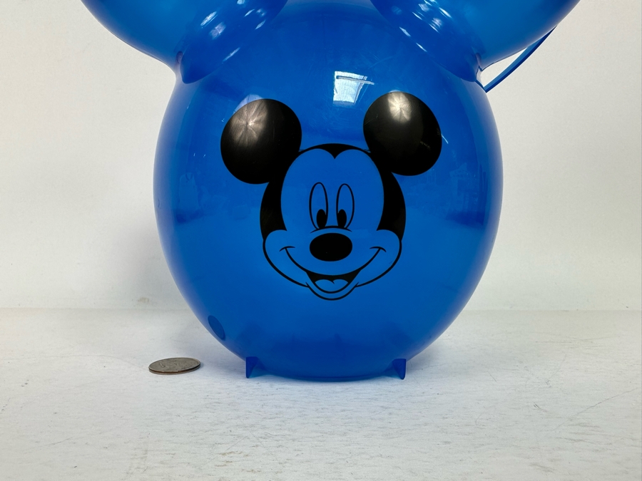 Disneyland 60th Anniversary (Blue) Mickey Mouse Balloon Popcorn Bucket 10H [Photo 4]