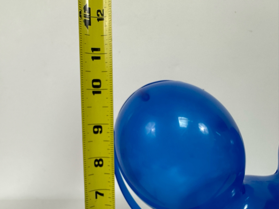 Disneyland 60th Anniversary (Blue) Mickey Mouse Balloon Popcorn Bucket 10H [Photo 8]