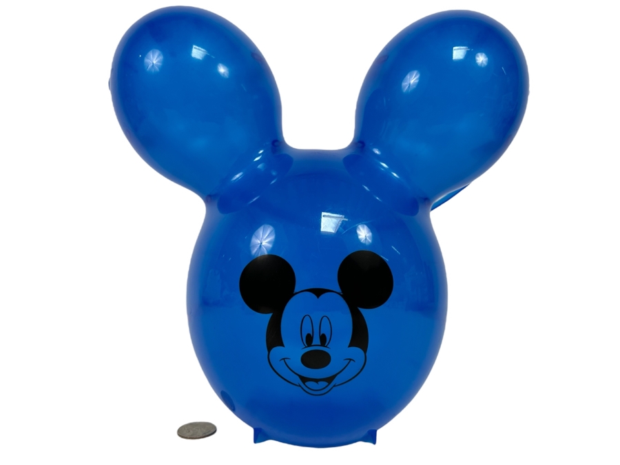 Disneyland 60th Anniversary (Blue) Mickey Mouse Balloon Popcorn Bucket 10H