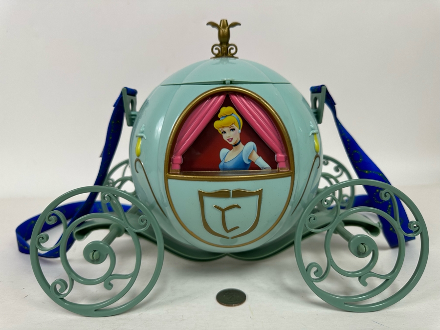 Disneyland 60th Anniversary (Blue) Mickey Mouse Balloon Popcorn Bucket 9H [Photo 3]