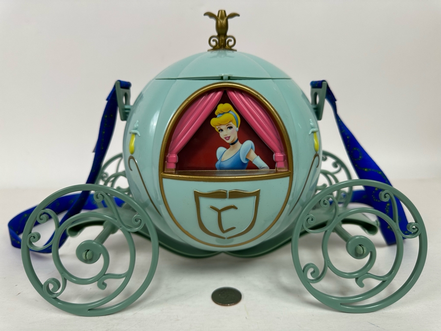 Disneyland 60th Anniversary (Blue) Mickey Mouse Balloon Popcorn Bucket 9H [Photo 2]