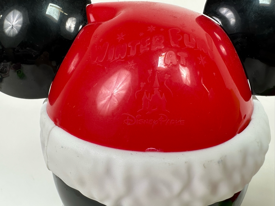 Disney Parks Mickey Mouse as Santa and Mickey Mouse Christmas Elf Popcorn Buckets 12H/12.5H [Photo 8]