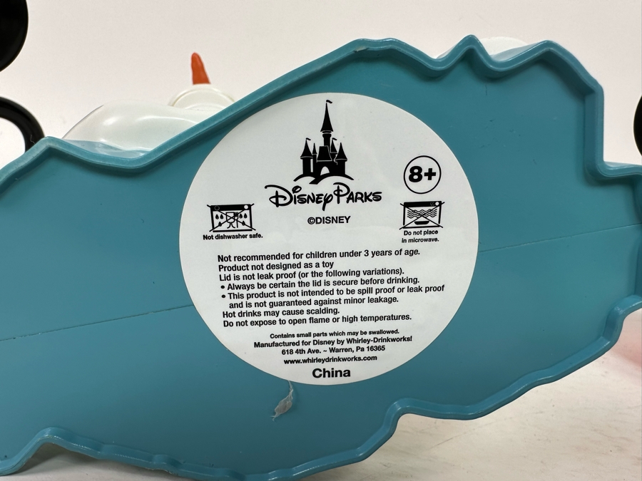 Disney Parks Mickey Mouse Snowman & Santa Christmas Bulb sippers and Olaf Drink Stein 6H/12H/6H [Photo 12]