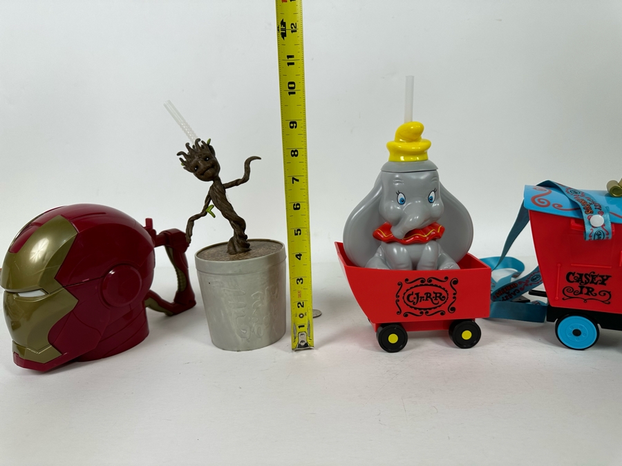 Disney Parks Sipper Cup Lot Including Marvel Iron Man, Marvel Guardians of the Galaxy and Disney Dumbo [Photo 15]