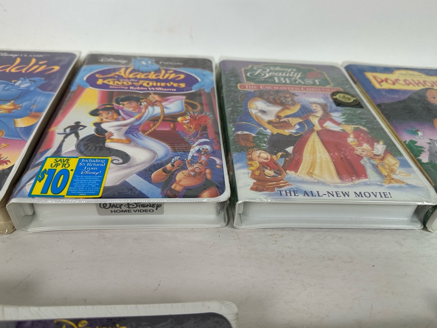 Disney VHS Lot *All Sealed* Includes: Tarzan, Aladdin, Beauty and the Beast: The Enchanted Christmas, Space Jam, Mighty Ducks, 101 Dalmatians, The Jungle Book and More [Photo 22]