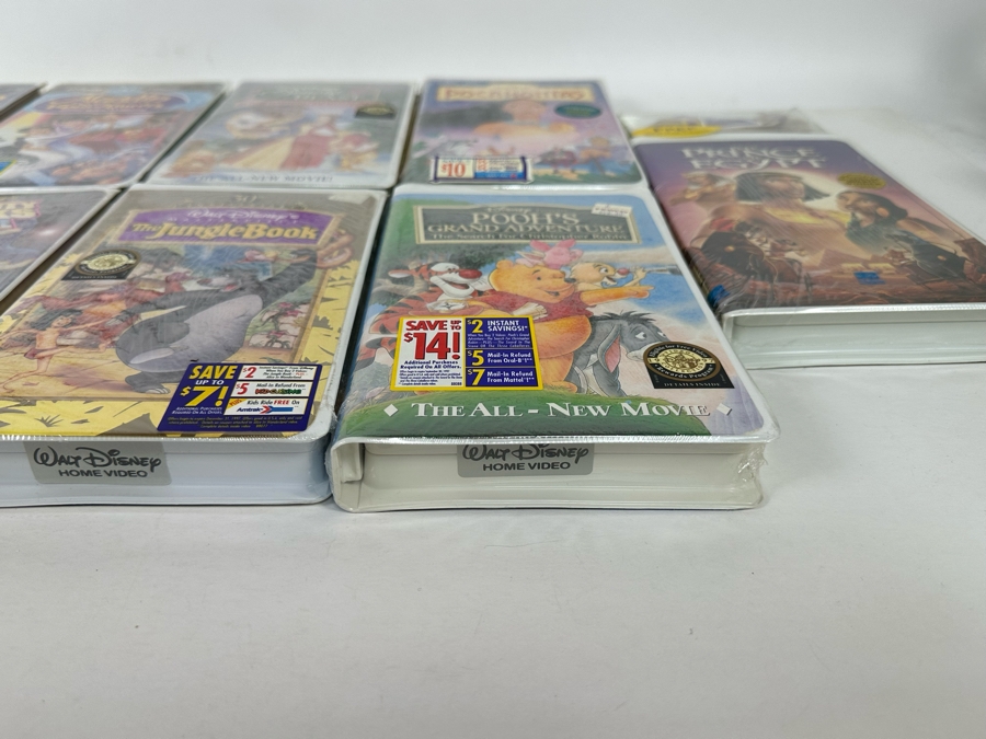 Disney VHS Lot *All Sealed* Includes: Tarzan, Aladdin, Beauty and the Beast: The Enchanted Christmas, Space Jam, Mighty Ducks, 101 Dalmatians, The Jungle Book and More [Photo 18]