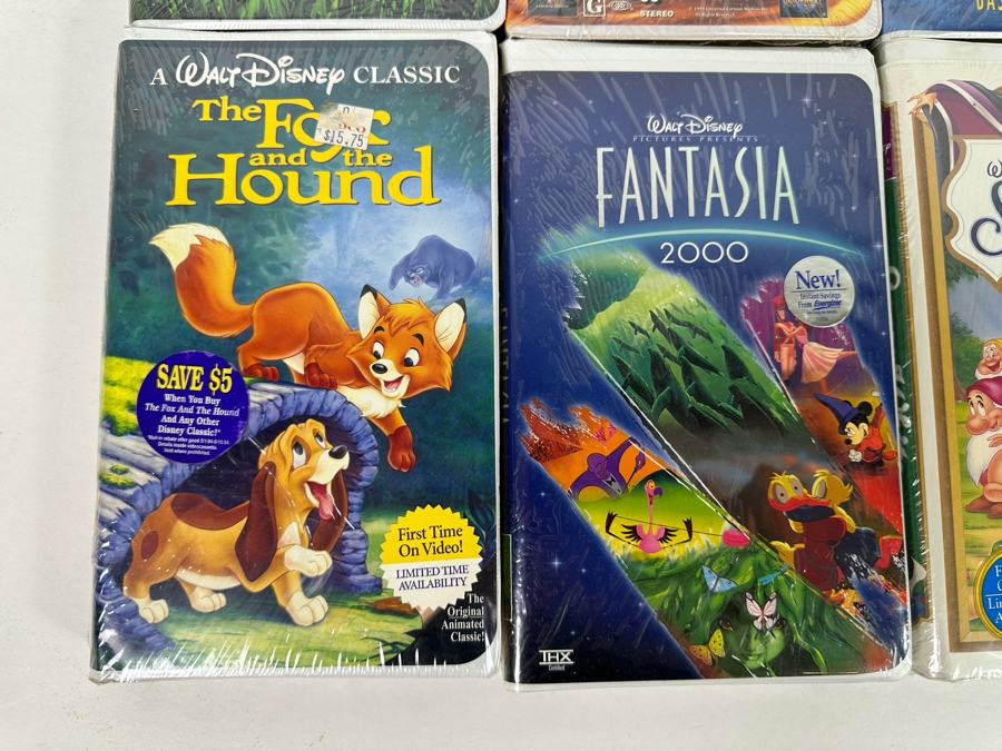 Disney VHS Lot *All Sealed* Includes: Antz, The Hunchback of Notre Dame, Babe, The Fox and the Hound, Fantasia, Snow White, Toy Story 2 and More [Photo 5]