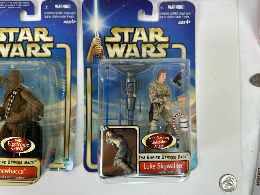 Star Wars Lot of Action Figures Includes: Anakin Skywalker, Darth Vader, R2-D2, Yoda, Dexter Jetsetter, Chewbacca, Luke Skywalker, Sam Wesell and more [Photo 14]