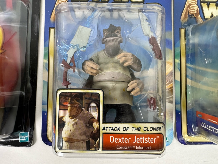 Star Wars Lot of Action Figures Includes: Anakin Skywalker, Darth Vader, R2-D2, Yoda, Dexter Jetsetter, Chewbacca, Luke Skywalker, Sam Wesell and more [Photo 19]