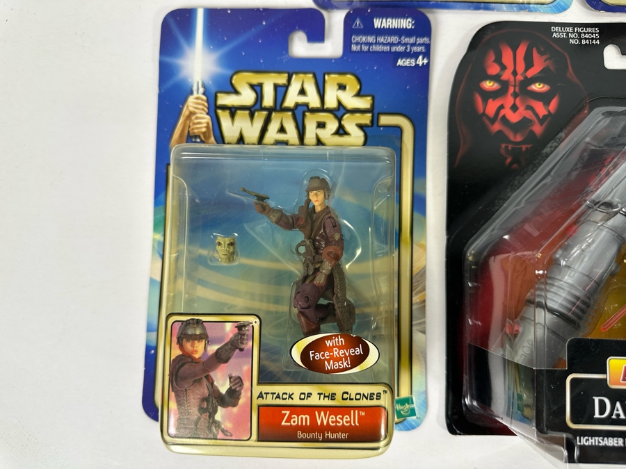 Star Wars Lot of Action Figures Includes: Anakin Skywalker, Darth Vader, R2-D2, Yoda, Dexter Jetsetter, Chewbacca, Luke Skywalker, Sam Wesell and more [Photo 23]