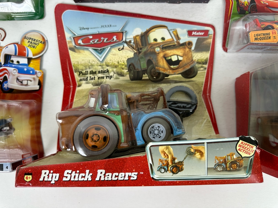 Disney Pixar 'Cars' Lot Including Rip Stick Racers, Mater, Maru, Lightning McQueen, Toon, Cannonball Mater, Reindeer Mater and Tow Mater Jay Franco Soap Dispenser [Photo 4]