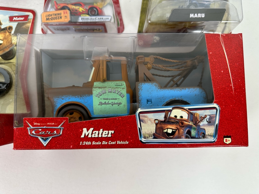 Disney Pixar 'Cars' Lot Including Rip Stick Racers, Mater, Maru, Lightning McQueen, Toon, Cannonball Mater, Reindeer Mater and Tow Mater Jay Franco Soap Dispenser [Photo 6]