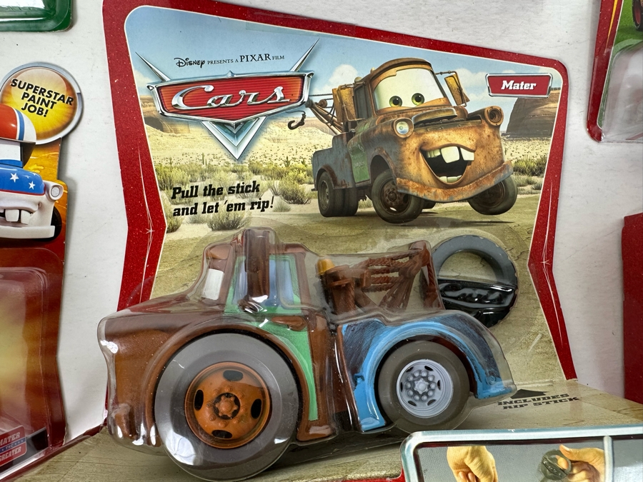Disney Pixar 'Cars' Lot Including Rip Stick Racers, Mater, Maru, Lightning McQueen, Toon, Cannonball Mater, Reindeer Mater and Tow Mater Jay Franco Soap Dispenser [Photo 5]