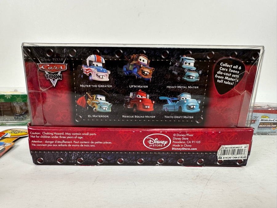 Disney Pixar 'Cars' Lot Including Rip Stick Racers, Mater, Maru, Lightning McQueen, Toon, Cannonball Mater, Reindeer Mater and Tow Mater Jay Franco Soap Dispenser [Photo 21]