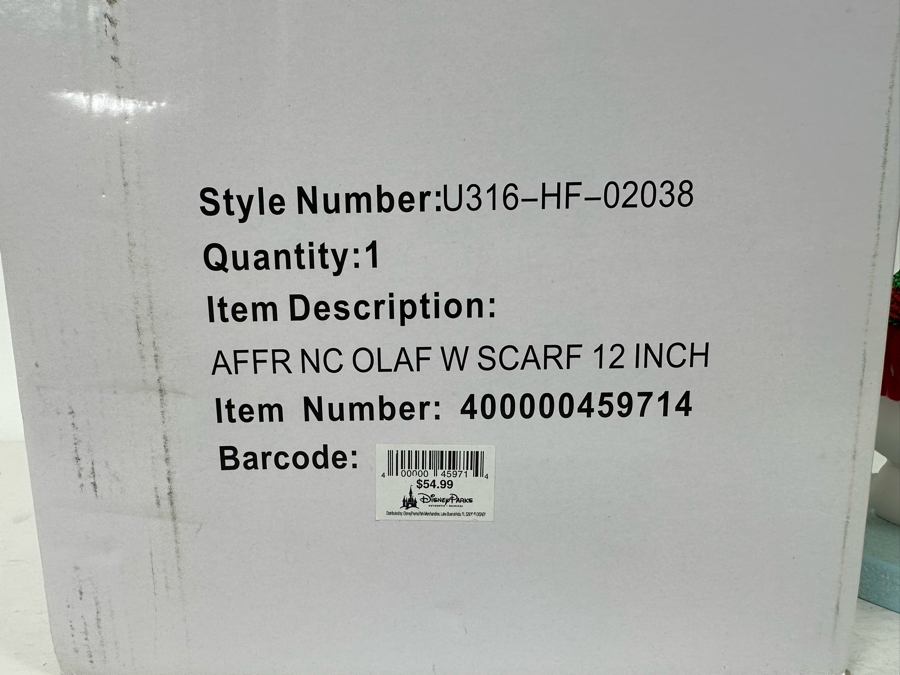 Disney Parks Holiday 'Olaf' Nutcracker 14H [Photo 12]