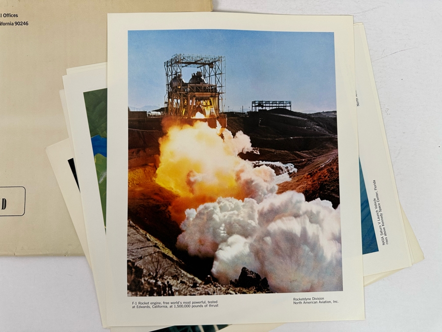 Lot of North American Aviation Photographic Prints Including Aircraft and Rocket Launches  [Photo 18]