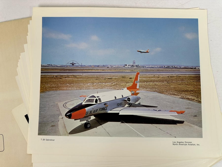 Lot of North American Aviation Photographic Prints Including Aircraft and Rocket Launches  [Photo 10]