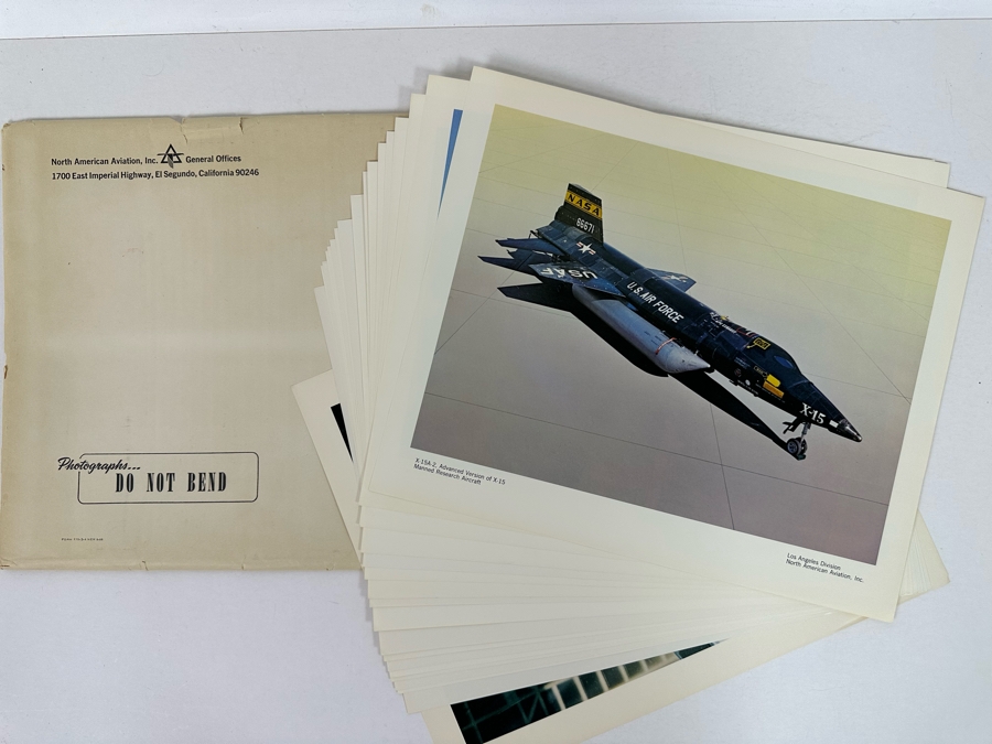 Lot of North American Aviation Photographic Prints Including Aircraft and Rocket Launches  [Photo 6]