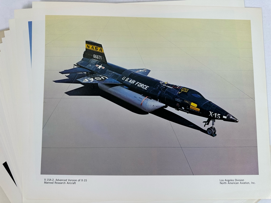 Lot of North American Aviation Photographic Prints Including Aircraft and Rocket Launches  [Photo 7]
