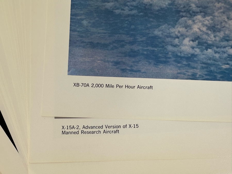 Lot of North American Aviation Photographic Prints Including Aircraft and Rocket Launches  [Photo 5]