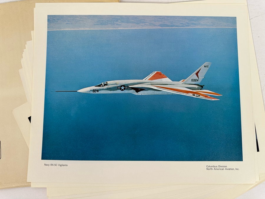 Lot of North American Aviation Photographic Prints Including Aircraft and Rocket Launches  [Photo 12]