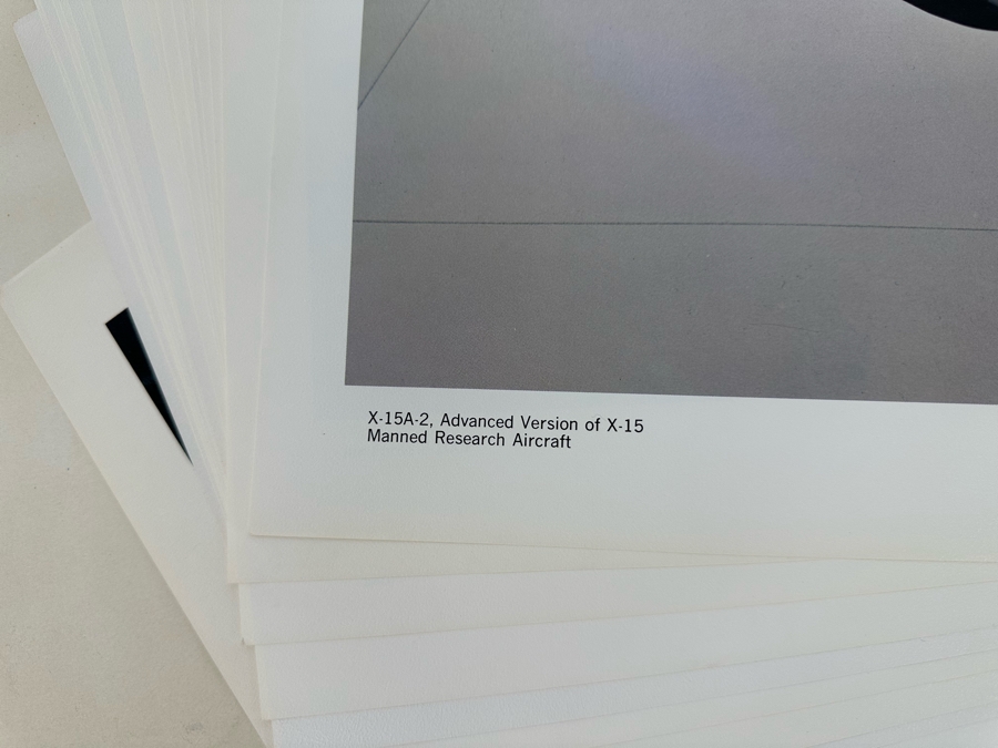 Lot of North American Aviation Photographic Prints Including Aircraft and Rocket Launches  [Photo 8]