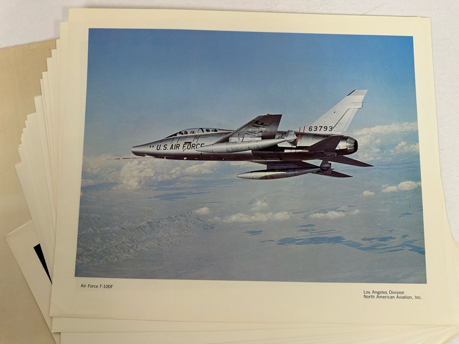 Lot of North American Aviation Photographic Prints Including Aircraft and Rocket Launches  [Photo 9]