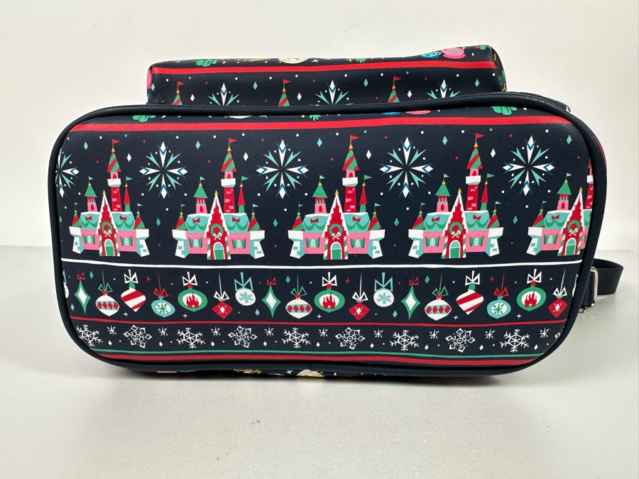 Disney Parks Loungefly Mickey Mouse and Disney Icons Christmas/Holiday Mini Backpack [Photo 9]