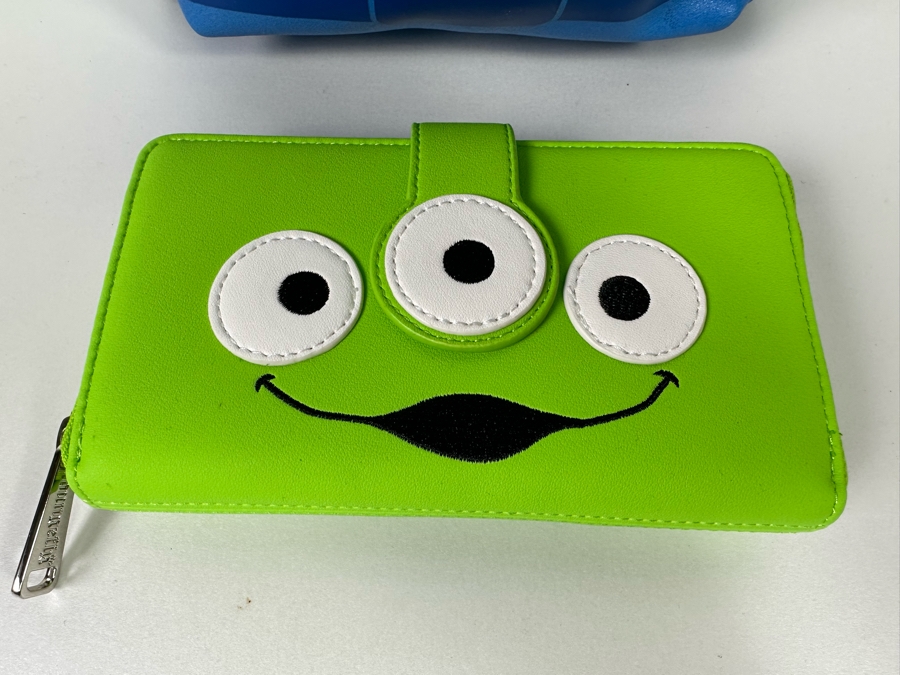   Disney Parks Loungefly Toy Story Alien Mini Backpack and Matching Wallet [Photo 5]