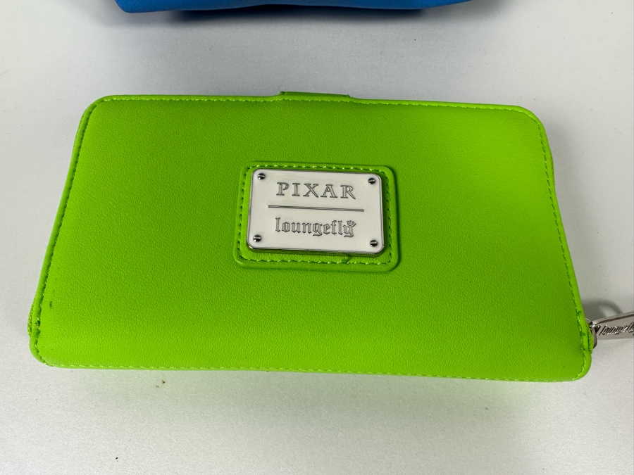   Disney Parks Loungefly Toy Story Alien Mini Backpack and Matching Wallet [Photo 6]