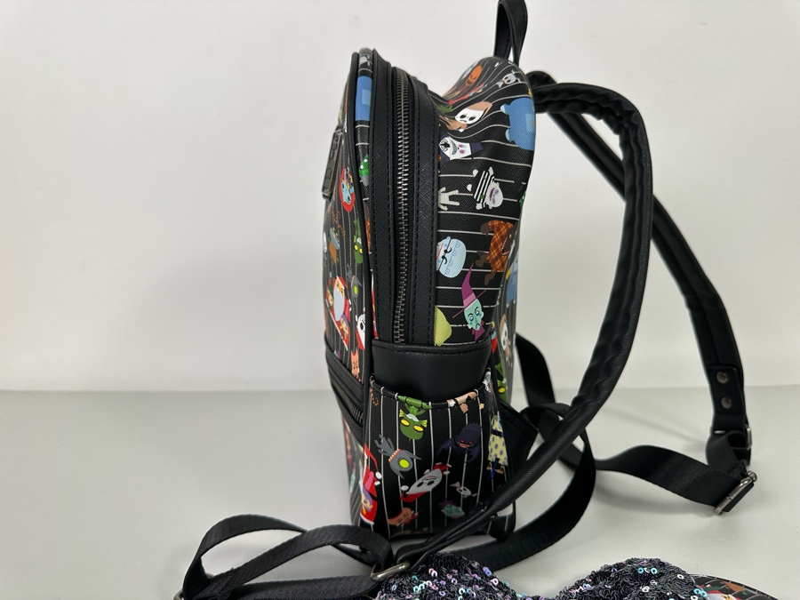 Disney Parks Loungefly Nightmare Before Christmas Mini Backpack and Matching Ears [Photo 10]