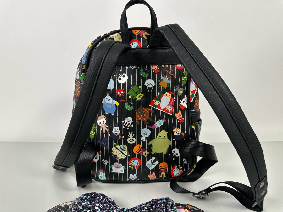 Disney Parks Loungefly Nightmare Before Christmas Mini Backpack and Matching Ears [Photo 9]