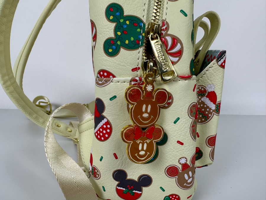 Disney Parks Loungefly Christmas Cookies Micro Backpack and Matching Ears [Photo 9]