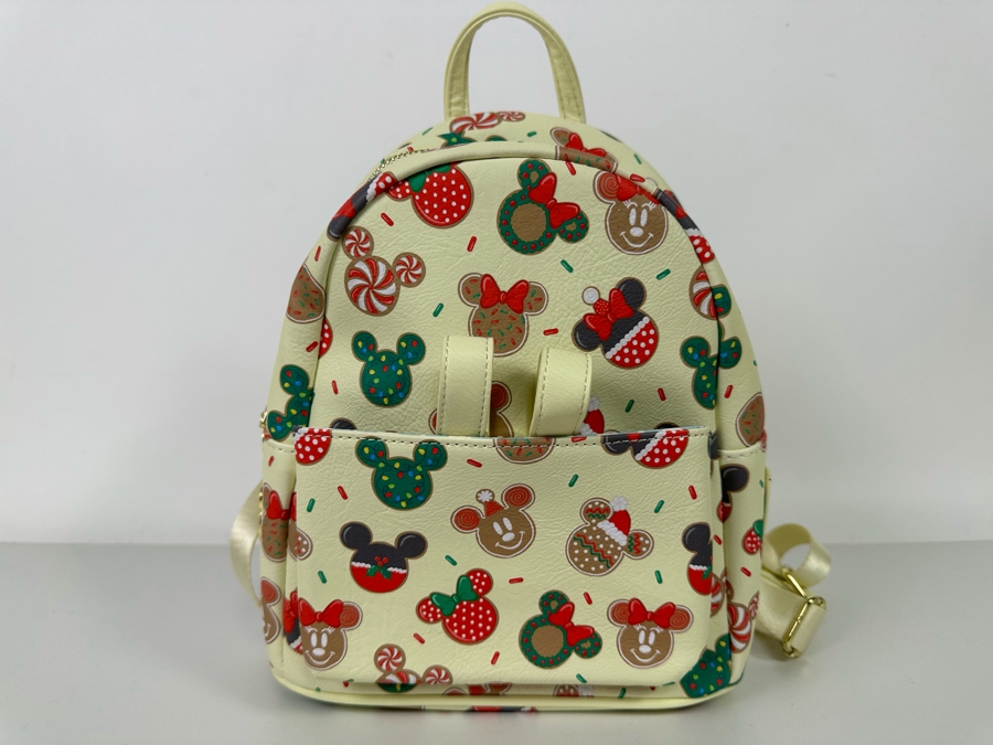 Disney Parks Loungefly Christmas Cookies Micro Backpack and Matching Ears [Photo 7]