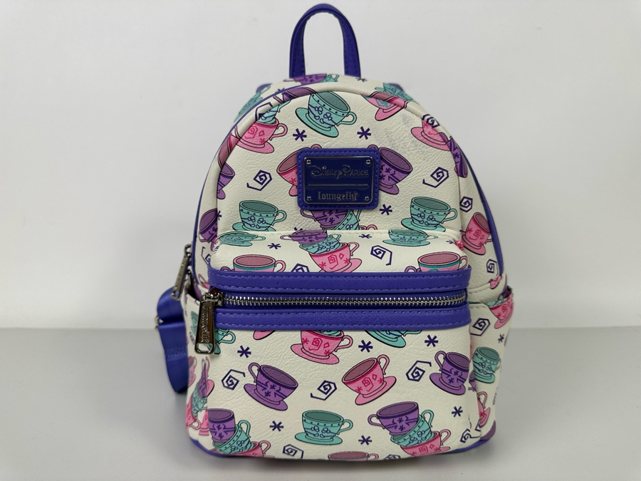 Disney Parks Loungefly Alice in Wonderland Mad Tea Party Mini Backpack [Photo 3]