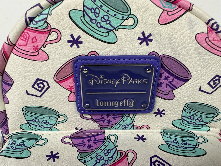 Disney Parks Loungefly Alice in Wonderland Mad Tea Party Mini Backpack [Photo 4]