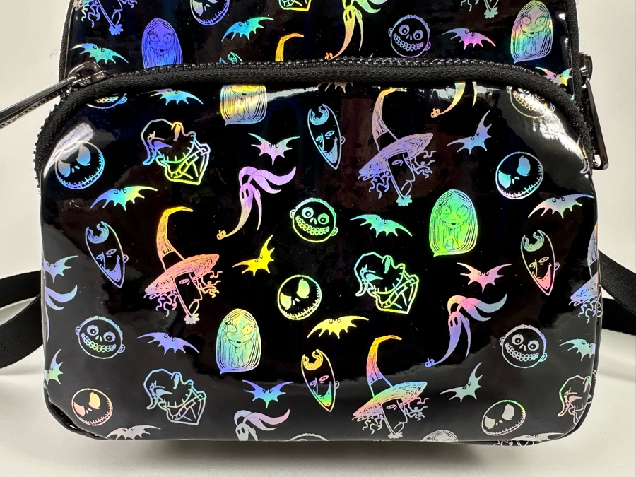 Disney Parks Loungefly Nightmare Before Christmas Holographic Mini Backpack