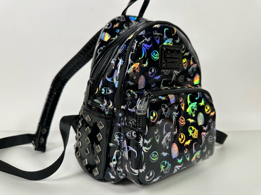 Disney Parks Loungefly Nightmare Before Christmas Holographic Mini Backpack [Photo 8]