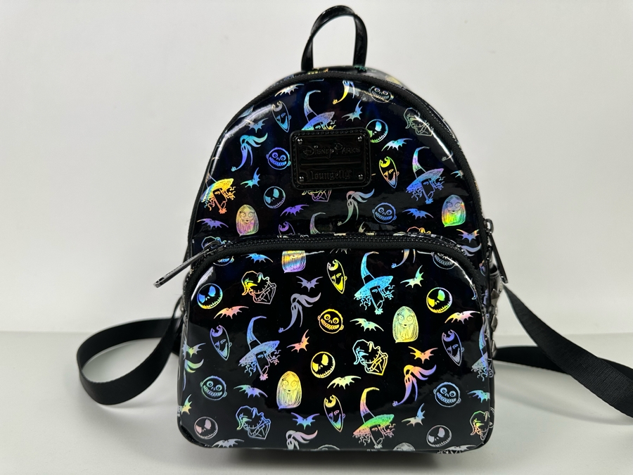 Disney Parks Loungefly Nightmare Before Christmas Holographic Mini Backpack [Photo 3]