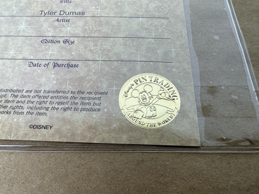 Disneyland Castle Puzzle Frame 'Let the Memories Begin' Created by Artist Tyler Dumas at Walt Disney World Resort - Limited Edition [Photo 12]