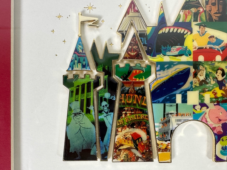 Disneyland Castle Puzzle Frame 'Let the Memories Begin' Created by Artist Tyler Dumas at Walt Disney World Resort - Limited Edition [Photo 4]