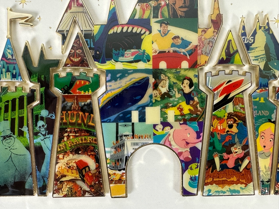 Disneyland Castle Puzzle Frame 'Let the Memories Begin' Created by Artist Tyler Dumas at Walt Disney World Resort - Limited Edition [Photo 5]