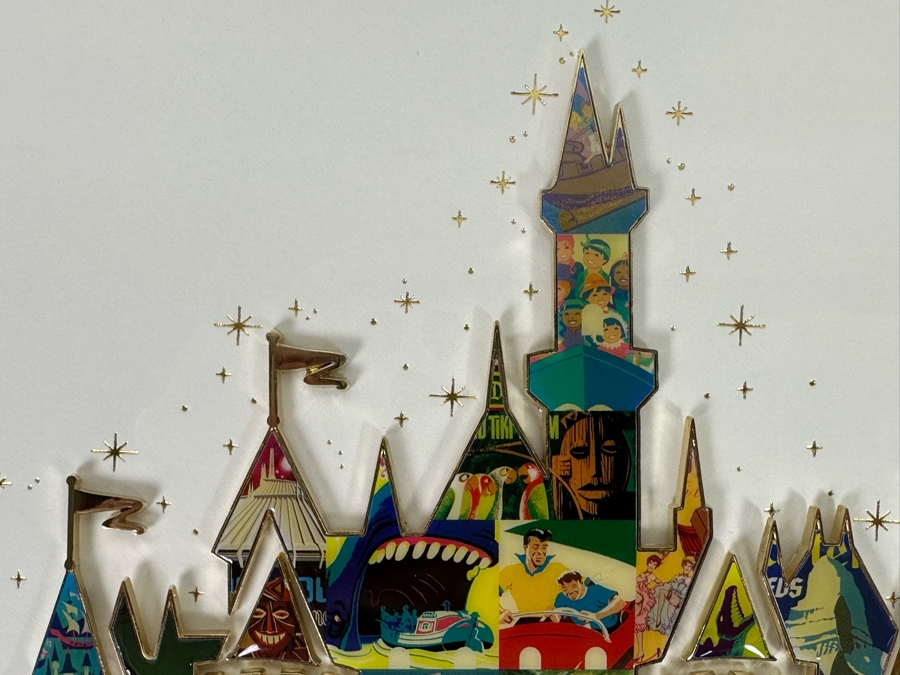 Disneyland Castle Puzzle Frame 'Let the Memories Begin' Created by Artist Tyler Dumas at Walt Disney World Resort - Limited Edition [Photo 6]