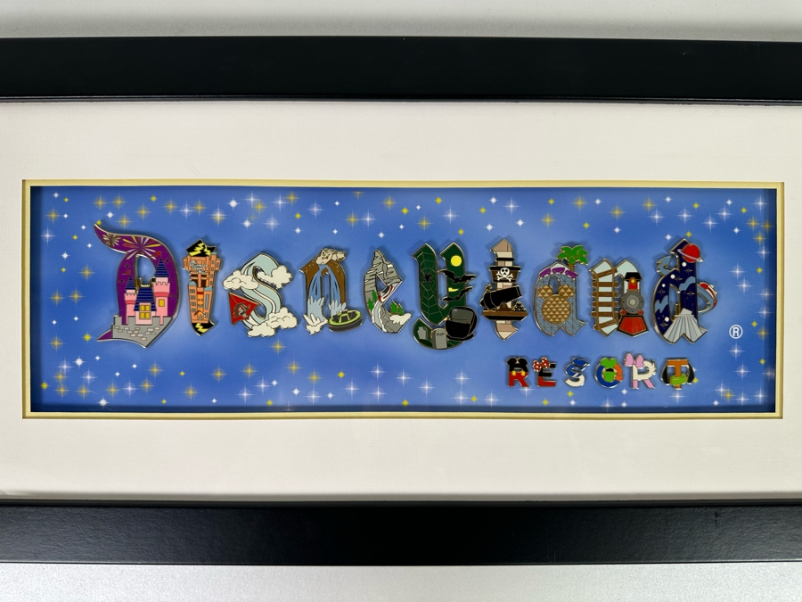 'Disneyland Resort' Framed Disneyland Gothic Icons Framed Pin Set  [Photo 3]