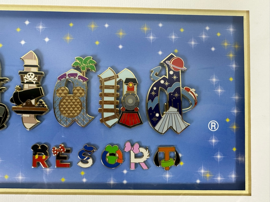 'Disneyland Resort' Framed Disneyland Gothic Icons Framed Pin Set  [Photo 9]